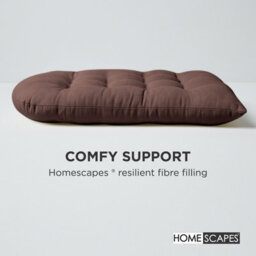 Homescapes Hanging Swing Chair Cushions For Garden, Outdoor Egg Chair Seat Pad Cushions, Chocolate Brown, 80 X 120 Cm - thumbnail 5