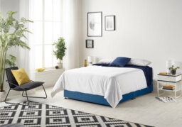 Somnior Beds Somnior Plush Navy Memory Foam Divan Bed With Mattress - Small Double - thumbnail 2