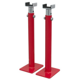 Sealey Swingarm Stands All Steel Construction Bolted Height Adjustment Sas01 - thumbnail 1