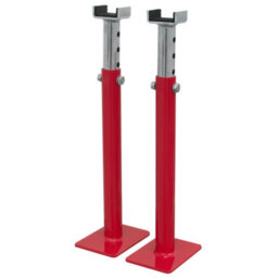 Sealey Swingarm Stands All Steel Construction Bolted Height Adjustment Sas01 - thumbnail 3
