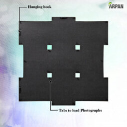 "Arpan Vintage Gold Multi Aperture Picture Photo Frame, Holds 9 X 6X4"" Photos, Best Gifting Frame, Family Frame" - thumbnail 5