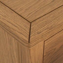 Duchy Waxed Oak 3 Drawer Bedside Table - Fully Assembled By Roseland Furniture - thumbnail 5