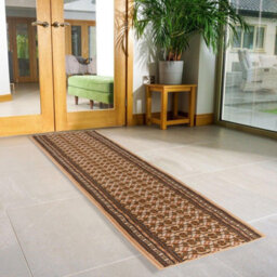 Bravich Beige Bokhara Hard Wearing Runner Mat - Texas - 60X720Cm (2'x24') - thumbnail 2