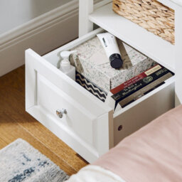 Sobuy Fbt131-W, Bedside Table Night Stand Side Table End Table Coffee Table Lamp Table With Drawer,white,w45Xd35Xh60 - thumbnail 7