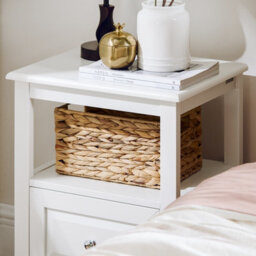 Sobuy Fbt131-W, Bedside Table Night Stand Side Table End Table Coffee Table Lamp Table With Drawer,white,w45Xd35Xh60 - thumbnail 4