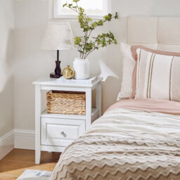 Sobuy Fbt131-W, Bedside Table Night Stand Side Table End Table Coffee Table Lamp Table With Drawer,white,w45Xd35Xh60 - thumbnail 9