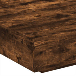 Vidaxl Coffee Table With Led Lights Smoked Oak 100X100X31 Cm - thumbnail 9