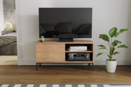 Arte Querty 04 Tv Cabinet In Oak Hickory - Streamlined Design For Modern Living - W1010mm X H500mm X D410mm - thumbnail 3