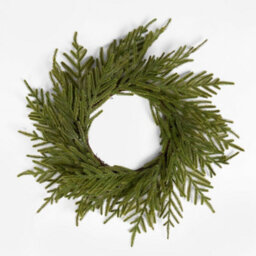 Ohs Christmas Fir Greenery Artificial Wreath Flower Foliage Festive Home Decor - thumbnail 2