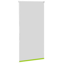 Berkfield Roller Blind Blackout Leaves Green 85X130 Cm Fabric Width 80.7 Cm Polyester - thumbnail 4