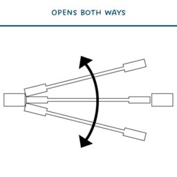 Babydan Saga White Metal Safety Gate - thumbnail 9
