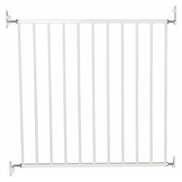Babydan Saga White Metal Safety Gate - thumbnail 1