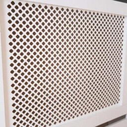 Jack Stonehouse White Radiator Cover With Storage Draw Lattice Diamond Small - thumbnail 7