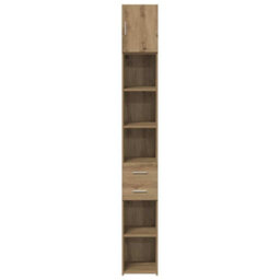 Walplus Slim Storage Cabinet With Drawer Artisan Oak 30 X 42.5 X 225 Cm - thumbnail 7