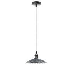 Ledsone Vintage Industrial Single Hanging Metal Ceiling Light Set E27 Base - thumbnail 4