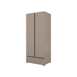 Arte Kross 89Cm Hinged Wardrobe In Rich Congo - Space-Saving Sophistication For Contemporary Spaces - thumbnail 1