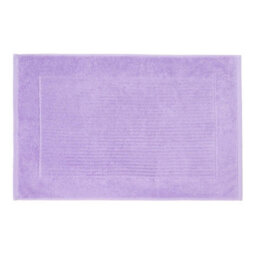 Homescapes Imperial Plain Lilac Bath Mat - thumbnail 1