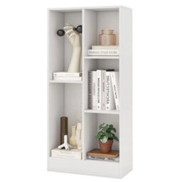 5-Cube Bookcase 104 Cm Wooden Toy Storage Organizer - thumbnail 4