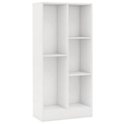5-Cube Bookcase 104 Cm Wooden Toy Storage Organizer - thumbnail 1