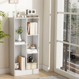 5-Cube Bookcase 104 Cm Wooden Toy Storage Organizer - thumbnail 6