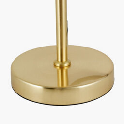 Pacific Lifestyle Arabella Smoked Glass Orb And Gold Metal Table Lamp - thumbnail 6