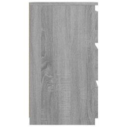 Berkfield Bed Cabinets 2 Pcs Grey Sonoma 40X35X62.5 Cm Engineered Wood - thumbnail 5