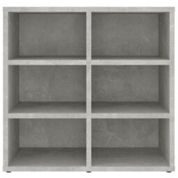 Berkfield Shoe Cabinet Concrete Grey 52.5X30X50 Cm - thumbnail 4