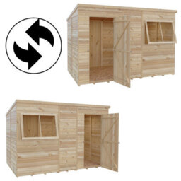 Shire Shed, 10X6 Premium Shiplap Cladding, Single Door And Opening Window - thumbnail 5