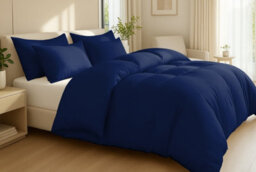 Pamposh 400 Thread Count Egyptian Cotton Double Duvet Cover Set Premium Cotton Breathable Luxury Bedding Set With Zipper Closure - thumbnail 1