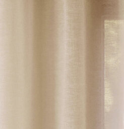 "Tyrone Textiles Rhodes Natural Linen-Look Sheer Voile Panels - Pair 140 X 183Cm (55X72"")" - thumbnail 3