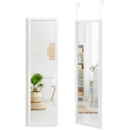 Costway Full Length Mirror Full Body Dressing Mirror Door Over The Door & Wall Hanging - thumbnail 1