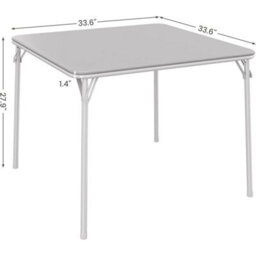 Folding Upholstered Game Table 37In 4-Person - thumbnail 2