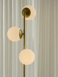 Nordlux Lilly Indoor Floor Lamp Brass Metal E14 Hand Blown Glass - Mains Powered, Ip20 - thumbnail 6