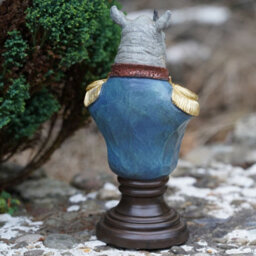 Burgess Rhino Gentry Bust Resin Sculpture Home Garden Ornament Statue Outdoor Admiral Decoration African Rhinoceros Gift - thumbnail 4