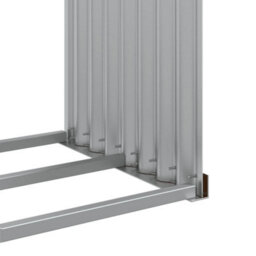 Walplus Log Holder Light Brown 120X45X140 Cm Galvanised Steel - thumbnail 8