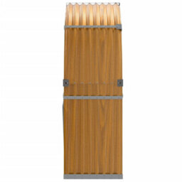 Walplus Log Holder Light Brown 120X45X140 Cm Galvanised Steel - thumbnail 5