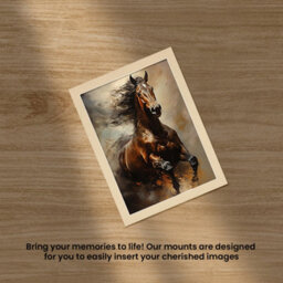 Ak Frames 70X50Cm Ivory Picture Mounts To Fit 60X40Cm Aperture Size - Mount Board Only (No Frame Included) - thumbnail 5
