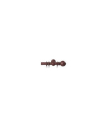 28mm  Woodland Curtain Pole Set - Dark Oak - thumbnail 1