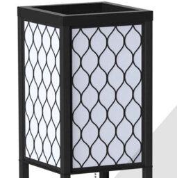 Modcraft 3 Tier Wood Floor Lamp With Storage Shelves - thumbnail 3