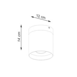 Sollux Lighting Rif Wood/aluminium Black 1 Lights Scandinavian Ceiling Lamps - thumbnail 8