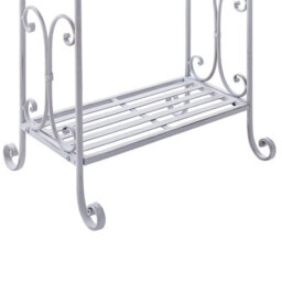 Beliani Towel Stand Linares Metal Grey - thumbnail 6