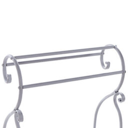 Beliani Towel Stand Linares Metal Grey - thumbnail 5