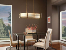 Elegant 3 Bulb Chandelier Pendant Light In Cambridge Bronze Finish - thumbnail 2
