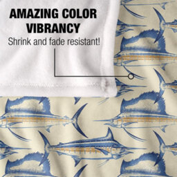 Jq Licensing 2 Silky Billfish Supersoft Blanket Multicoloured/multicoloured (One Size, One Size) - thumbnail 4