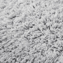 Allure Bath Fashions Corner Shower Mat 100% Cotton - Dove Grey - thumbnail 3