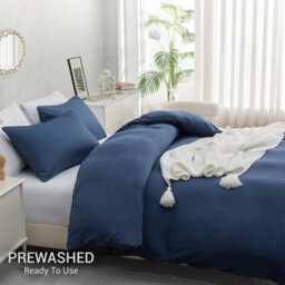Pamposh King Size Duvet Cover Set Pre-Washed Microfibre Bedding Set Lightweight Premium Quilt Cover Set With Zipper Closure - thumbnail 2