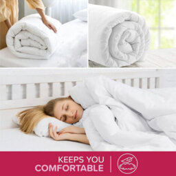 Imperial Rooms 15 Tog Winter Duvet, Single 135X200Cm Extra Warm Heavyweight Hollowfibre, Breathable & Hypoallergenic - thumbnail 5