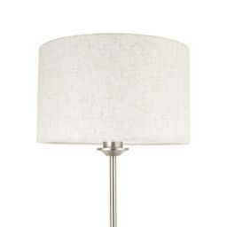 Harbour Studio Ayrshire Satin Natural Nickel Effect 2 Lights Led Mother & Child Floor Light - thumbnail 5