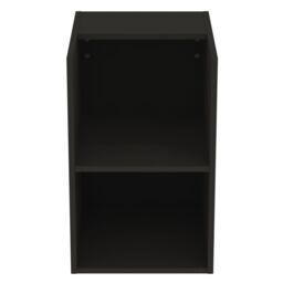 Ideal Standard I.life B Matt Carbon Grey Oak Effect Wall-Mounted Storage Unit With 2 Shelves (D) 505mm (H) 630mm - thumbnail 2