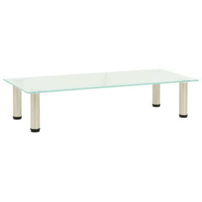 Berkfield Tv Stand Frosted 80X35X17 Cm Tempered Glass - image 1